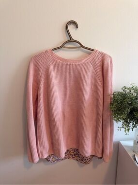 Loft Pink Knit Sweater
